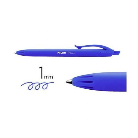 Milan P1 Touch Bolígrafo Retráctil Azul
